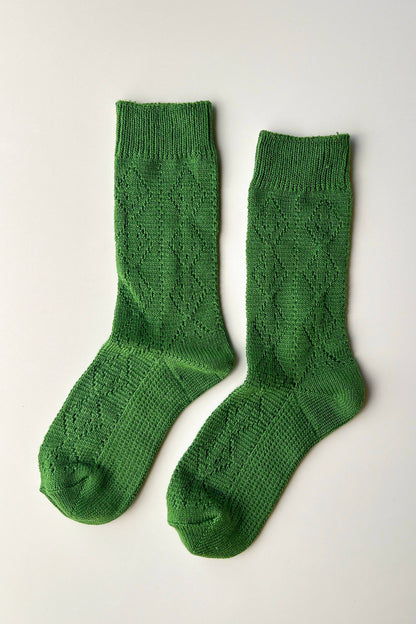 Modal Eyelet Socks - Multiple Colors