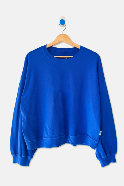Cali Jersey Sweatshirt - Cobalt