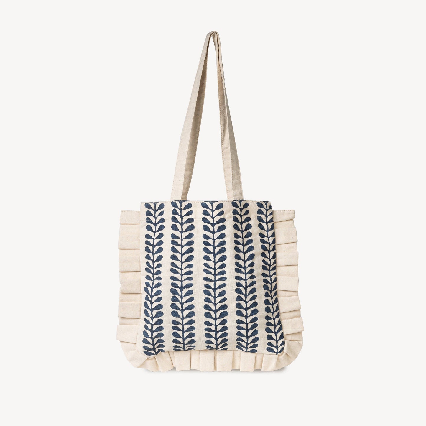 Block Printing Kit - Fern Ruffle Tote