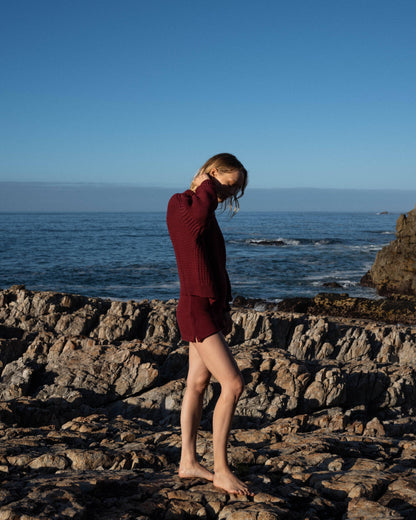 Delčia Organic Cotton Sweater - Hellebore