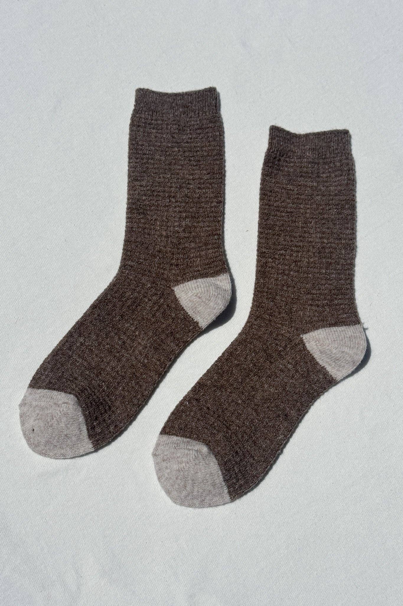 Wool Waffled Socks - Multiple Options