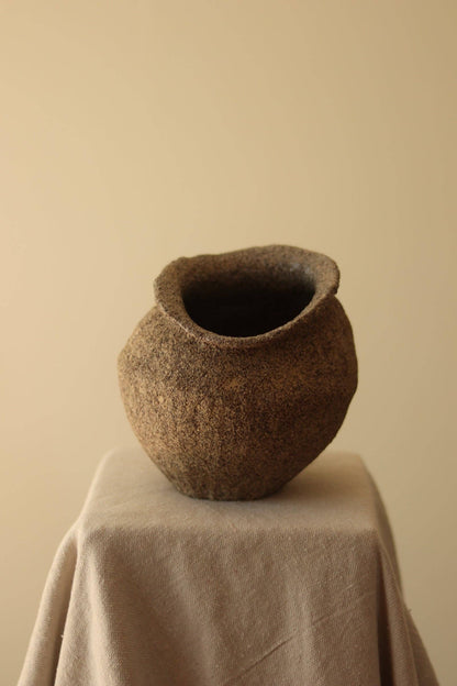 6.5" Gathered Earth Vessel