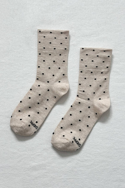 Polka Dot Sneaker Socks - Multiple Colors