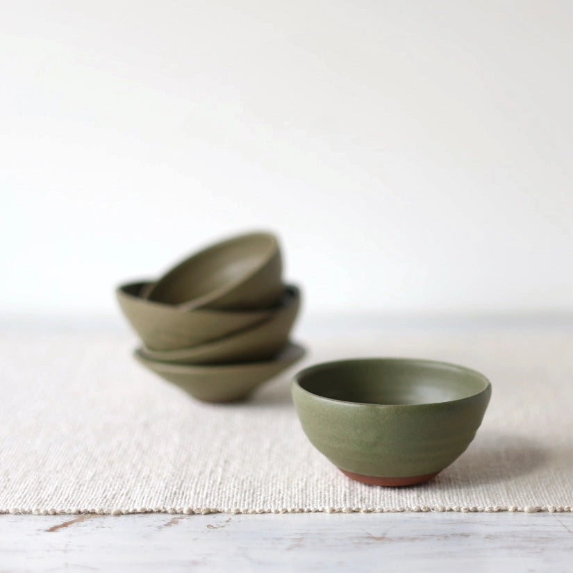 Artist Choice Little Bowls - Moss Green