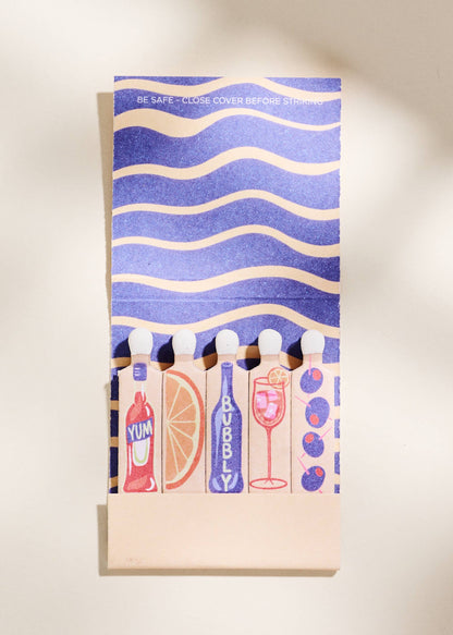 Spritz Italian Summer Printed 10 Stem Matchbooks