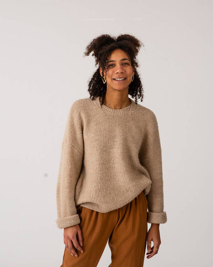 Undyed Sweater - Camel