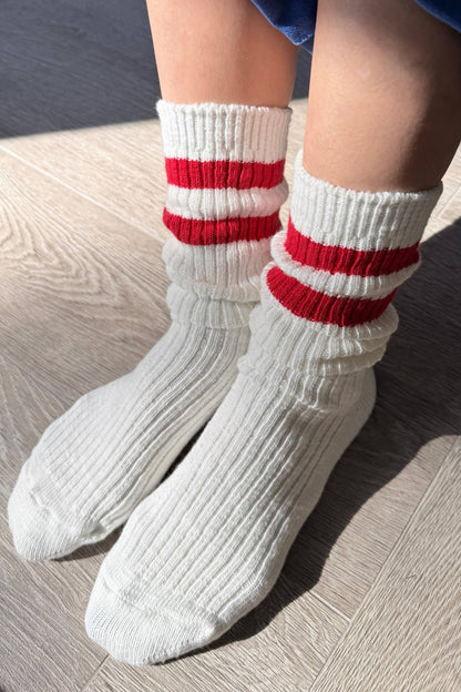 Cottage Varsity Socks - Red Varsity