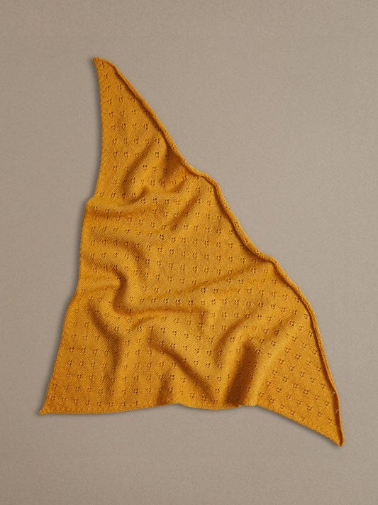 Pointelle Neckerchief - Harvest Yellow