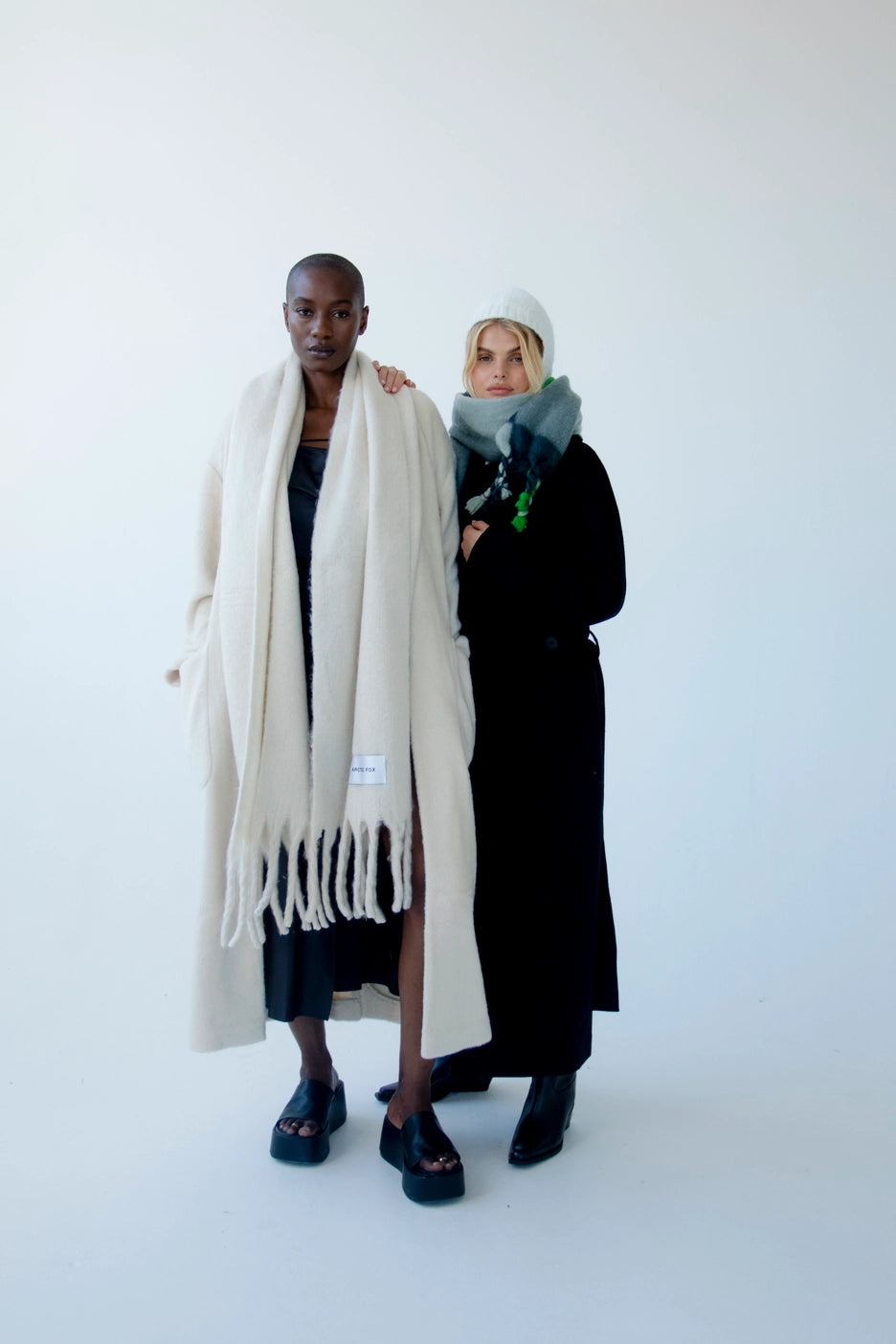 The Reykjavik Scarf - Pebble Beige