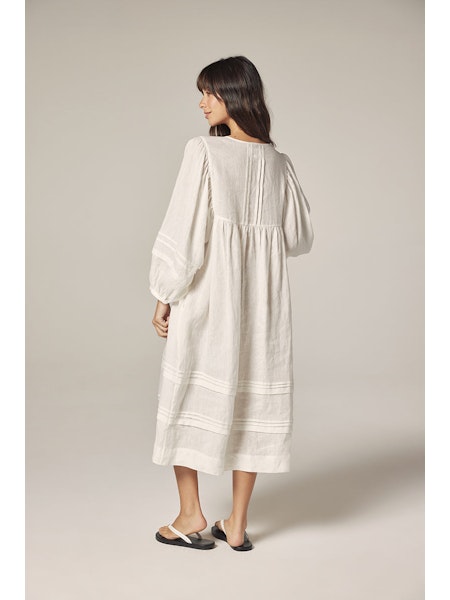Laced Linen Dress