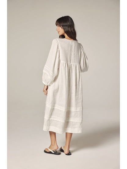 Laced Linen Dress