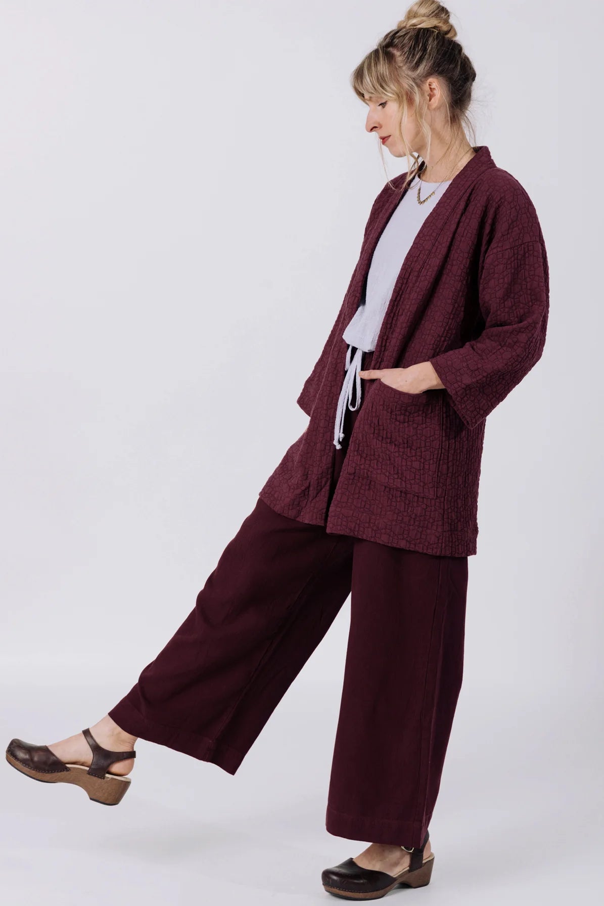 Atlas Pant - Burgundy