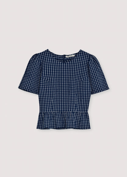 Jasmine Top - Midnight Checks