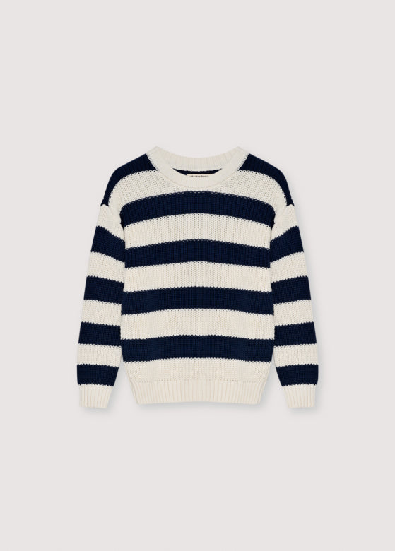 Musa Jumper - Summer Midnight Knit Stripes