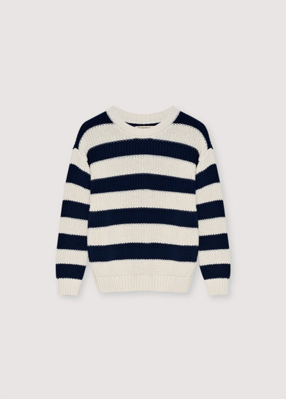 Musa Jumper - Summer Midnight Knit Stripes