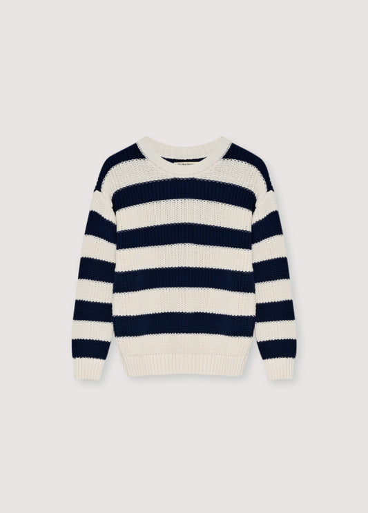 Musa Jumper - Summer Midnight Knit Stripes