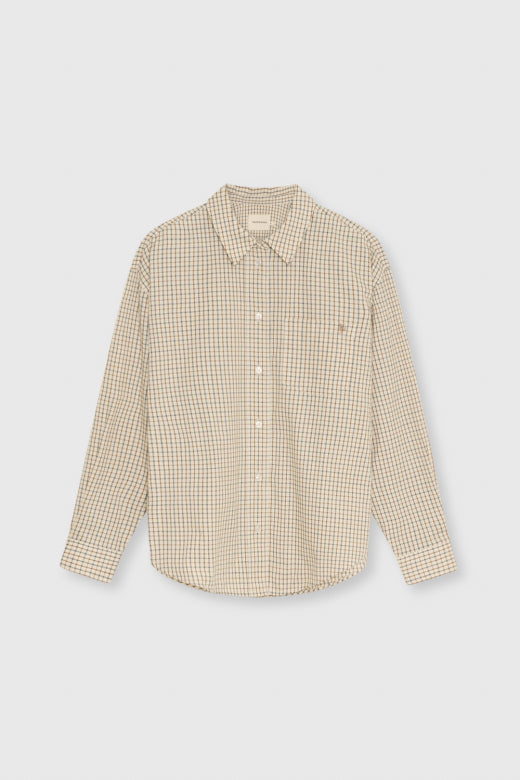 Flair Shirt - Whisper White Check