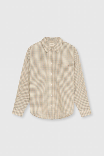 Flair Shirt - Whisper White Check