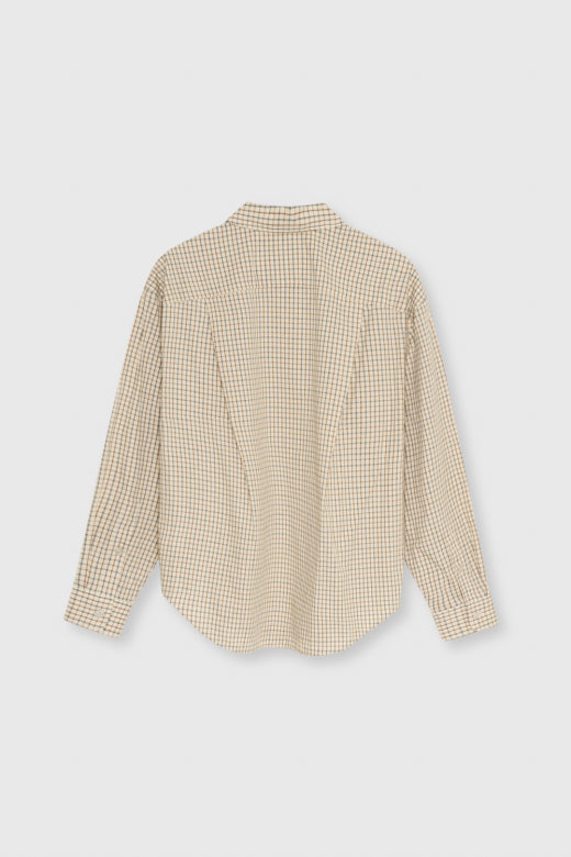 Flair Shirt - Whisper White Check