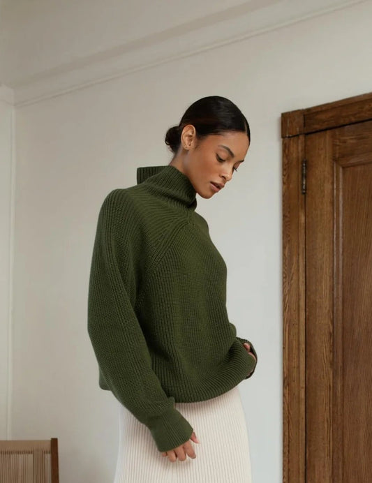 Lauren Sweater - Bronze Green