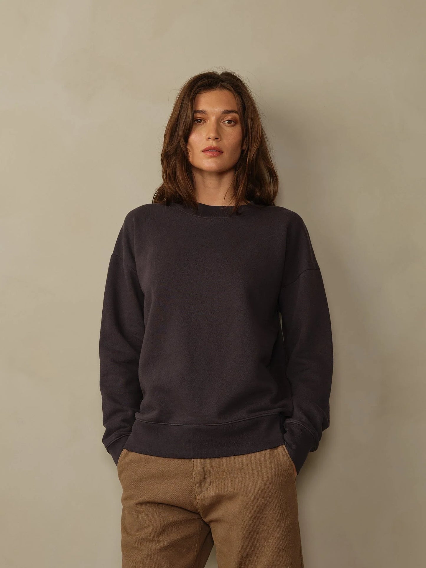 Shipwrecks Organic Cotton Sweatshirt - Navy