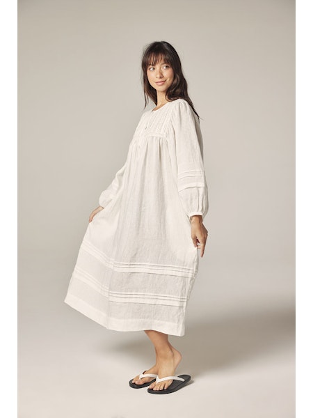 Laced Linen Dress