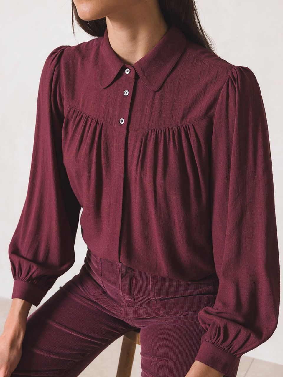 Romantic Shirt - Plum