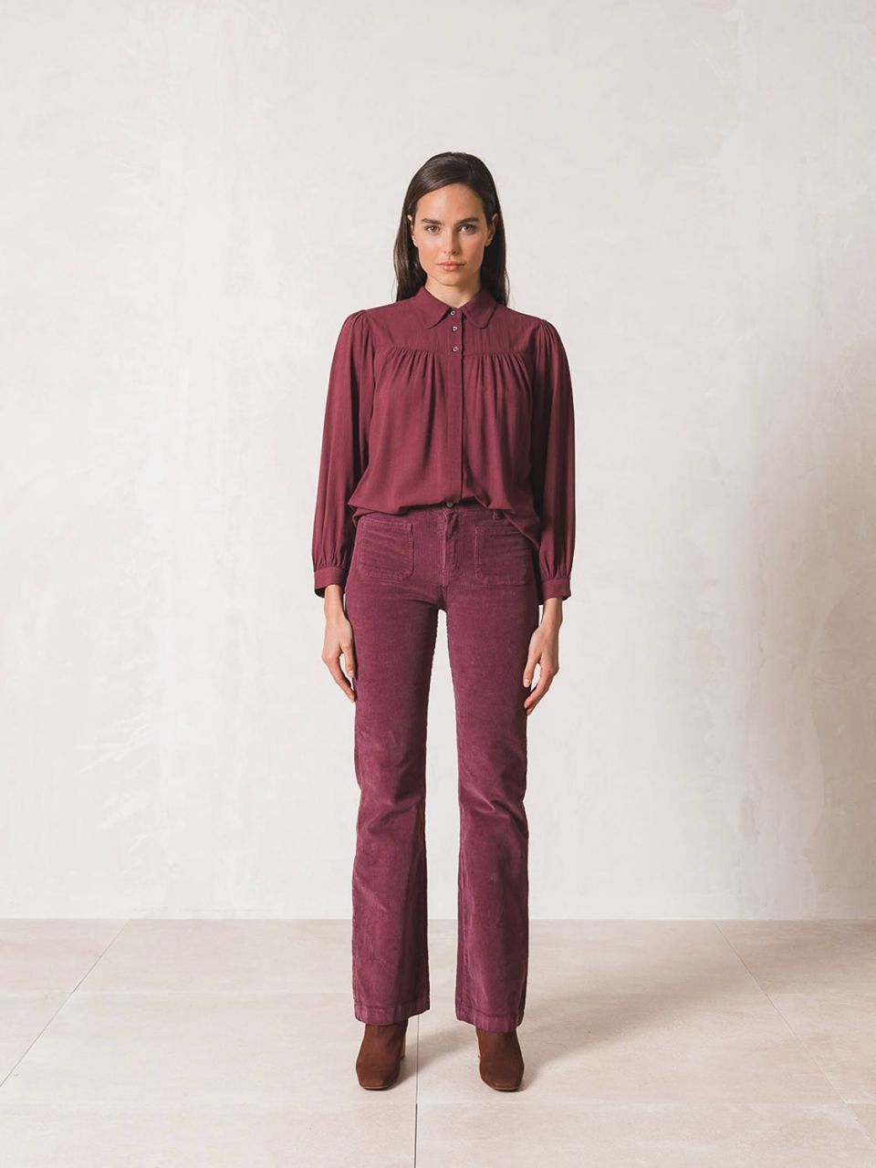 Romantic Shirt - Plum