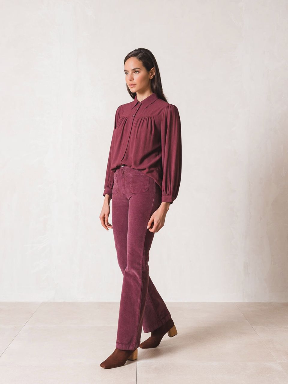 Romantic Shirt - Plum