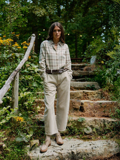 Pilon Recycled Cotton Trouser - Canvas