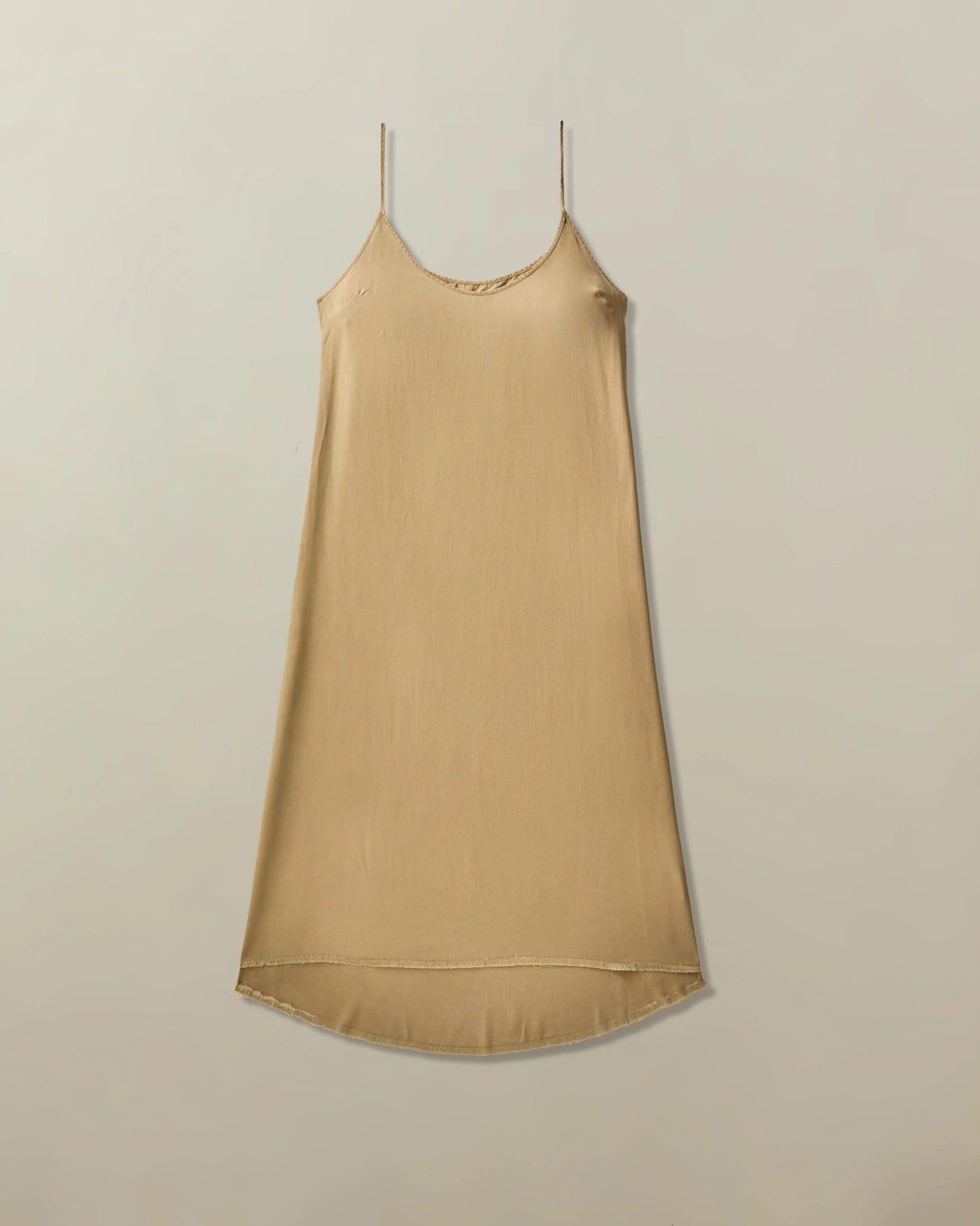 Sonya Slip Dress in Lyocell - Army