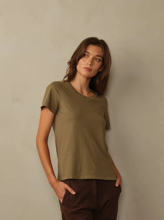 Teresa Organic Cotton Tee - Olive