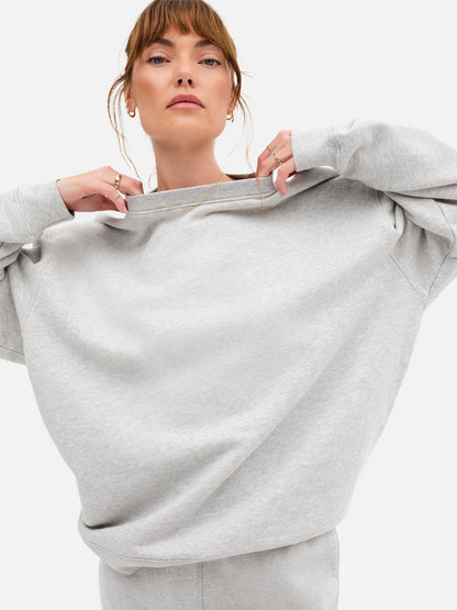 Fleece Oversized Sweatshirt