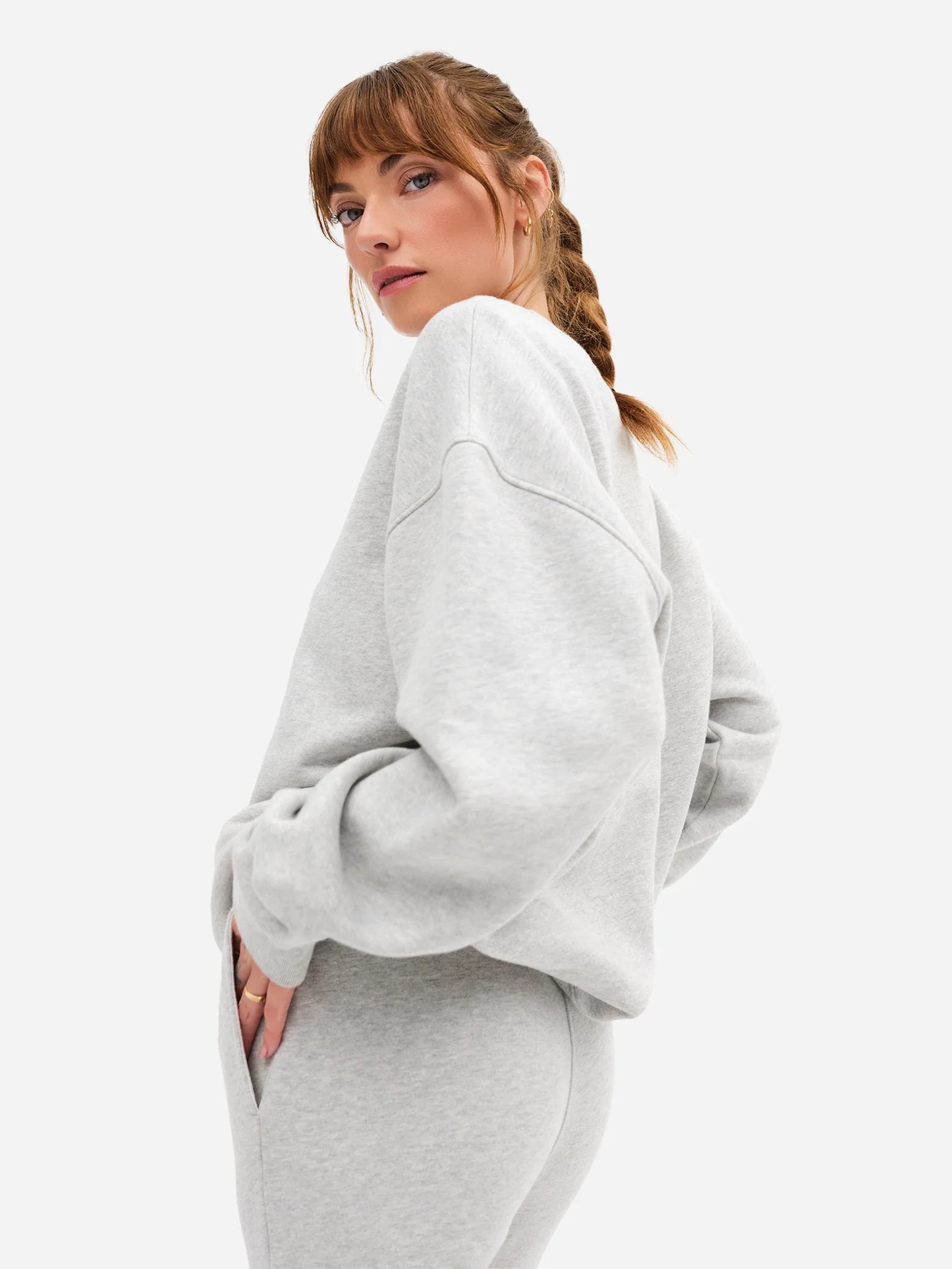 Fleece Oversized Sweatshirt