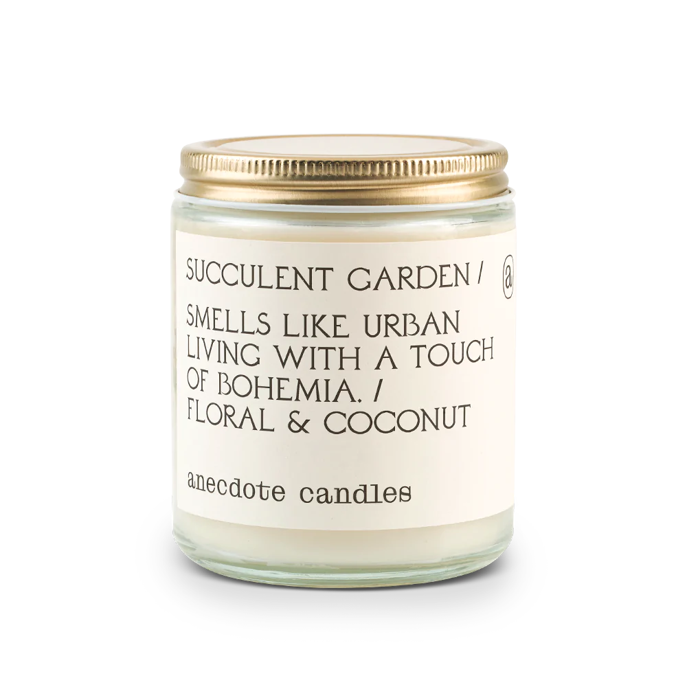 Succulent Garden Candle (Floral & Coconut)