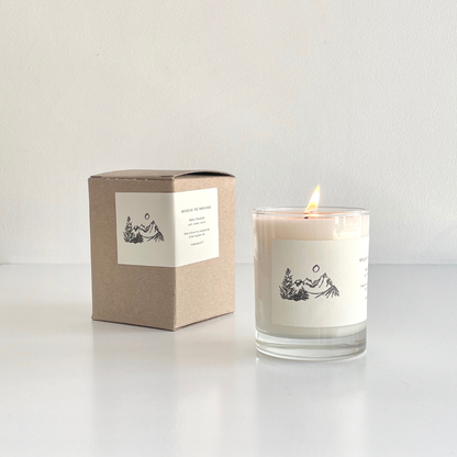 Mellow Mountain - Earth, Smoke, and Leaves Soy Candle