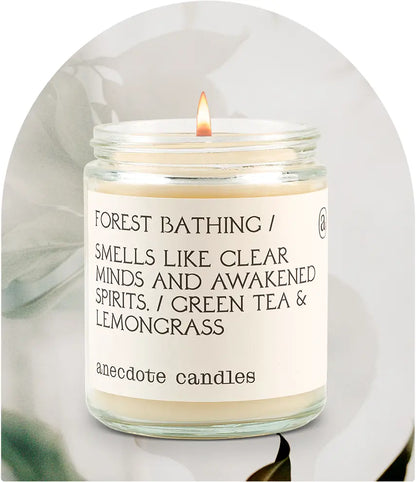 Forest Bathing Candle (Green Tea & Lemongrass)
