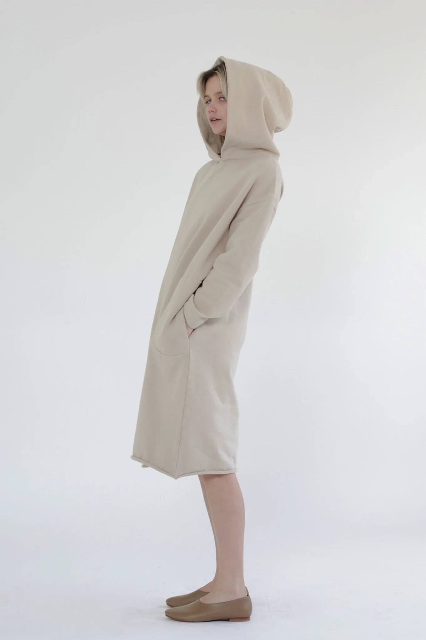 Cotton Fleece Hoodie Dress – Wull & Oak