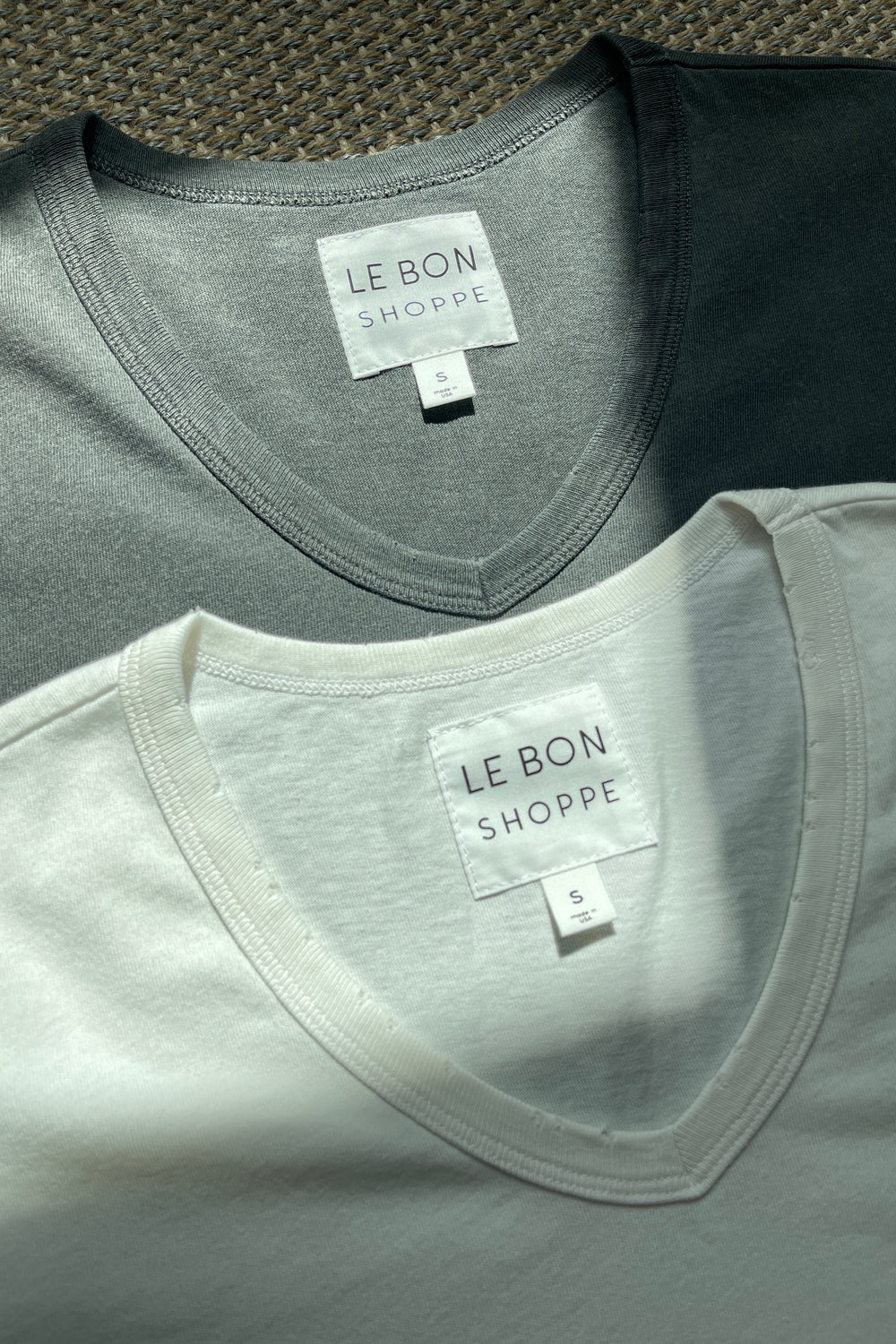 Organic Cotton La Vie Tee - Vintage Black