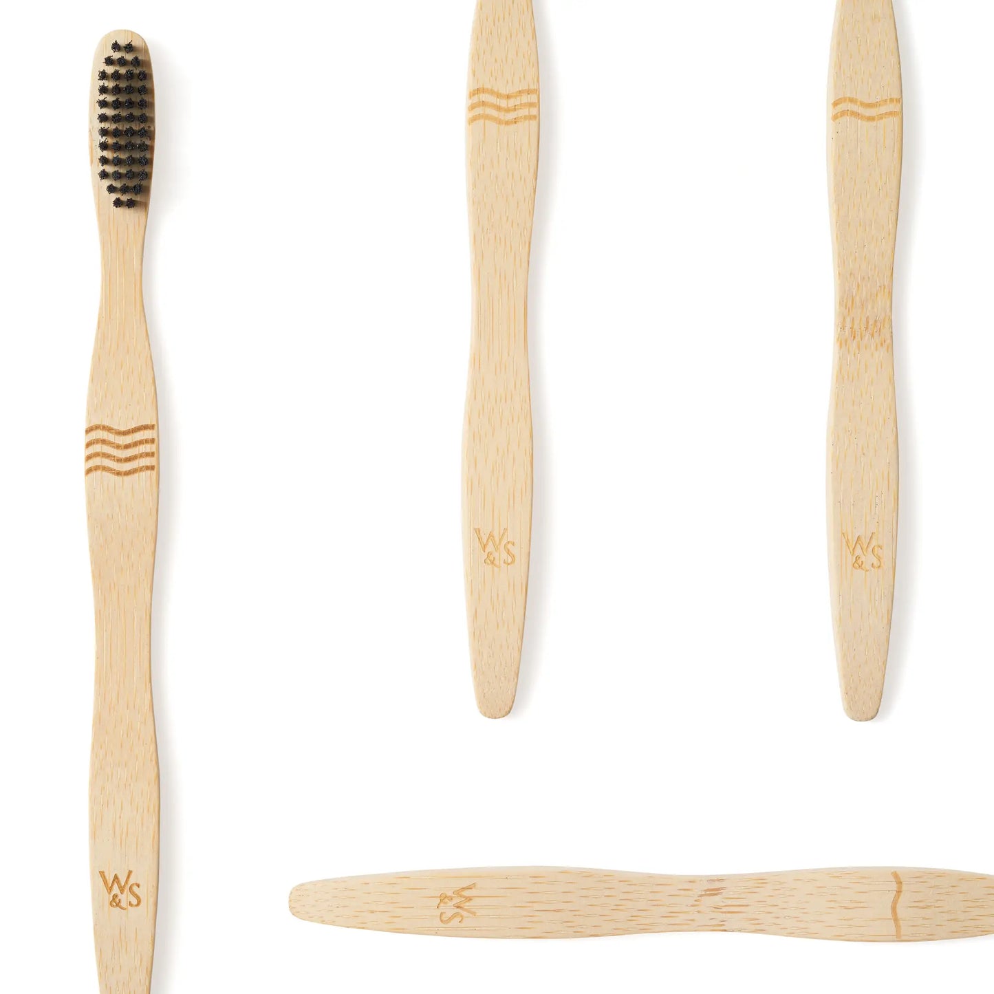 Adult Bamboo Toothbrush - 4 Pack